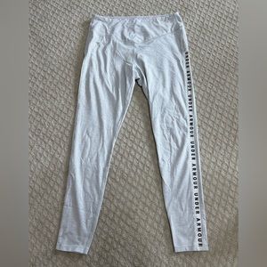 Under Armour fitted grey leggings size Large
